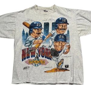 Vintage Stadium Stars New York Yankees The Bronx Company T Shirt (Size XL)